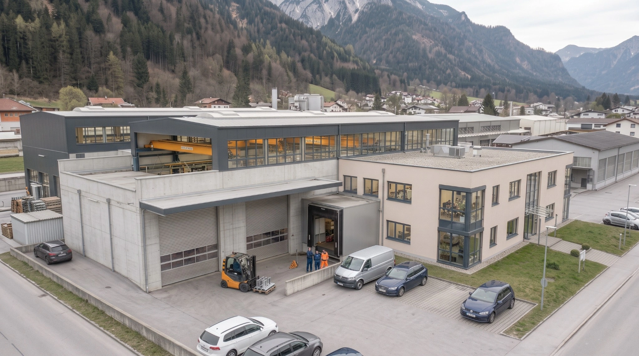 Industriestandort im Alpenraum
